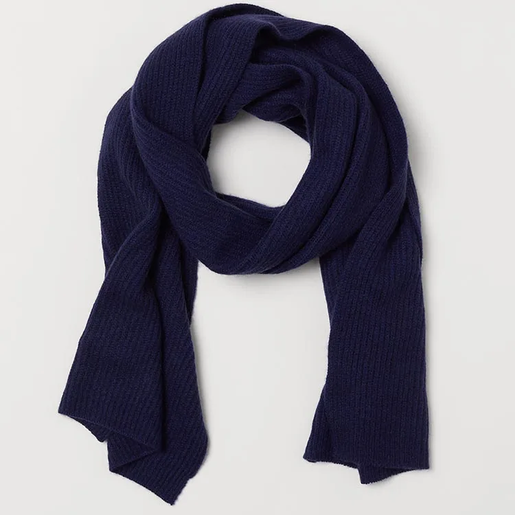 fine knit cashmere scarf
