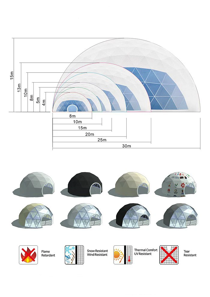 good price inflatable sport dome tent