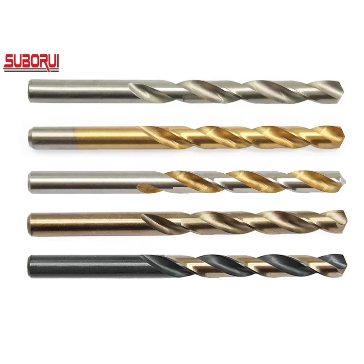 Different Types Of Parallel Shank Metal Strong Twist Drill Bits For