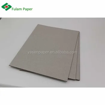 High Grammage Paper Board Hard Stiff Grey Board 1600gsm - Buy Grey ...