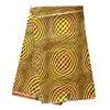 African garment material 100% polyester textile 6 yards tissu wax print fabric
