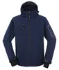 8000mm waterproof softshell jacket 95% polyester 5% spandex softshell navy jacket