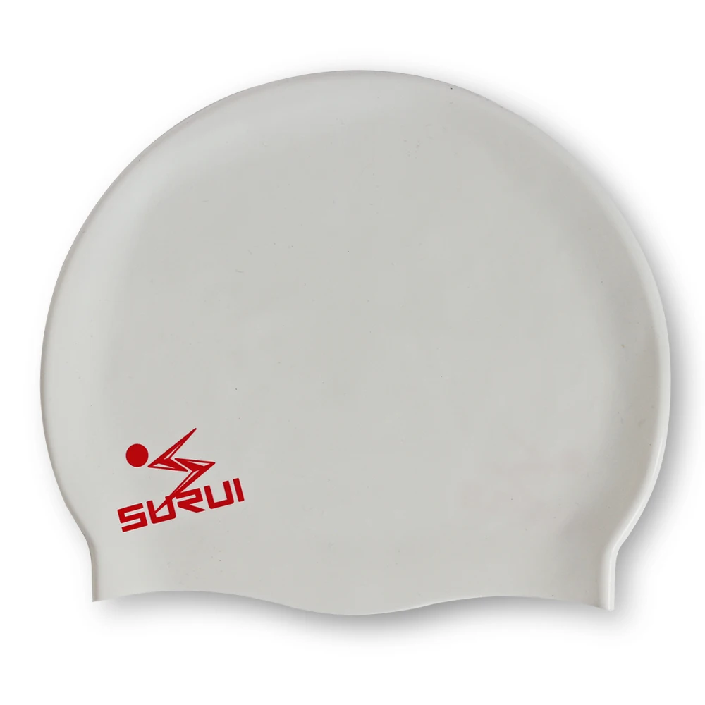 Custom Design Your Own Ultra-Thin Silicone Adult Dome Swim Goggles Cap