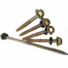 Carbon steel heavy hex head duty self tapping screws type 17