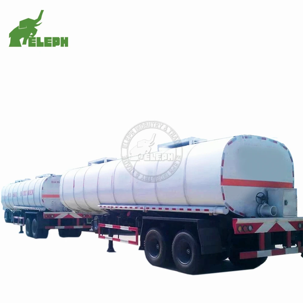 
water oil fuel diesel Double superlink interlink Tank drawbar Trailer for sale (carbon steel aluminum stainless steel) 