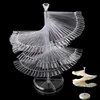 2018 Wholesale 120 tips Nail art Rotating Acrylic rack Nail polish display floor stand