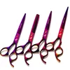 Hot sale New design slim blade hair scissors ball bearing screw hair cutting scissors