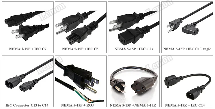 5ft 2.5a 250v Euro Plug To Iec C7 Non-polarized European Standard Ac ...