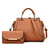 2018 New arrivals popular branded ladies 2 piece handbag women bag set in america
