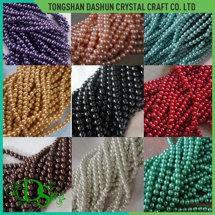 Glass Pearl Beads Decorative Beads For Clothes Buy Decorative Beads