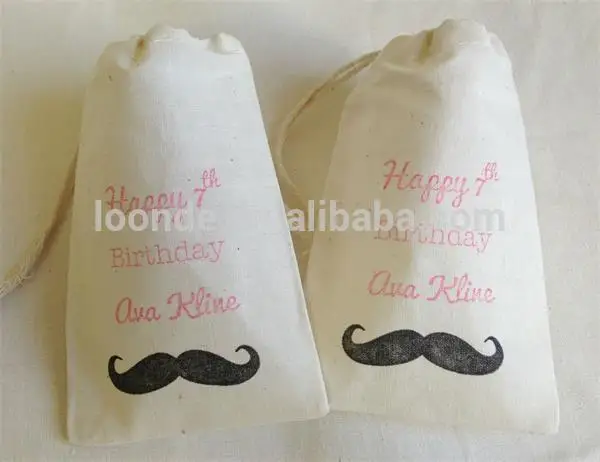 wholesale small cotton drawstring bags