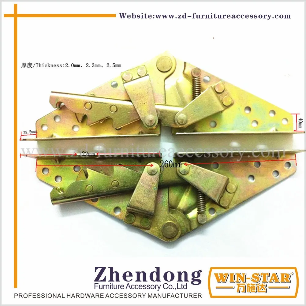 Zdi004b Global Universal Adjustable Gear Jackknife Sofa Hinge For