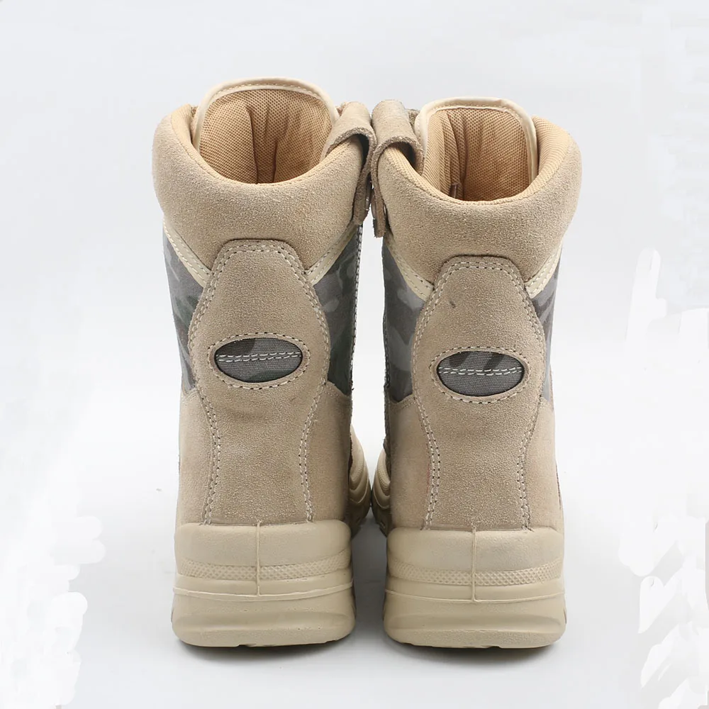 Saudi Arabia Army Beige Military Suede Combat Desert Camo Boots - Buy ...