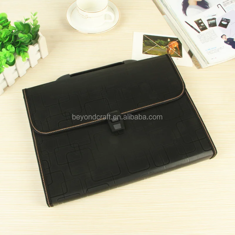 A4 Size Pp Plastic Expanding Files Briefcase With 12 Pockets Poly Expandable Documents Bag Buy