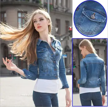 short jeans jacket for womens