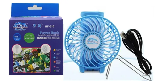 HandFan Portable Electric Plastic Hand DC BBQ Li ion USB Charger Table Cooling Battery Fan