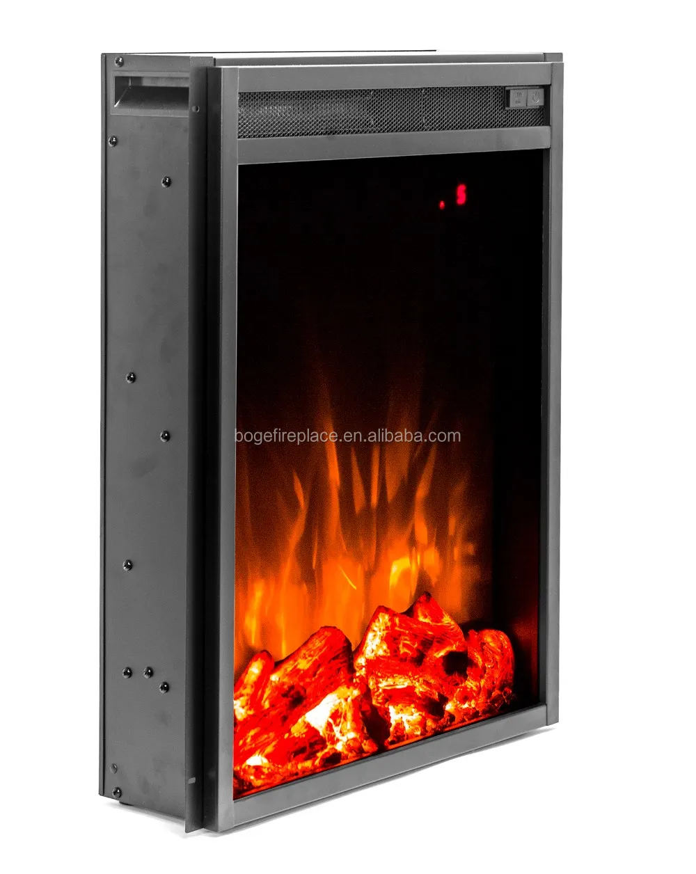 Effect Electric Insert Fireplace, 750W, Metal - detail 4