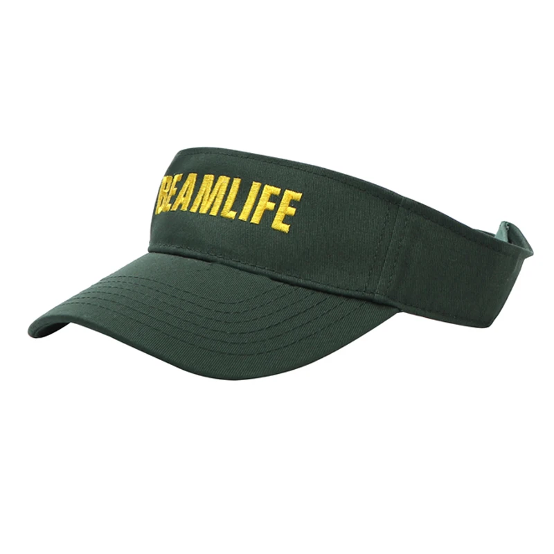 Universal Custom Embroidered Men's Short Sports Visor/sun Visors Cap