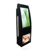 43 Inch Unique Shape Kiosk with Lighting Bar Camera Touch Screen Kiosk Advertising Player for Digital Signage