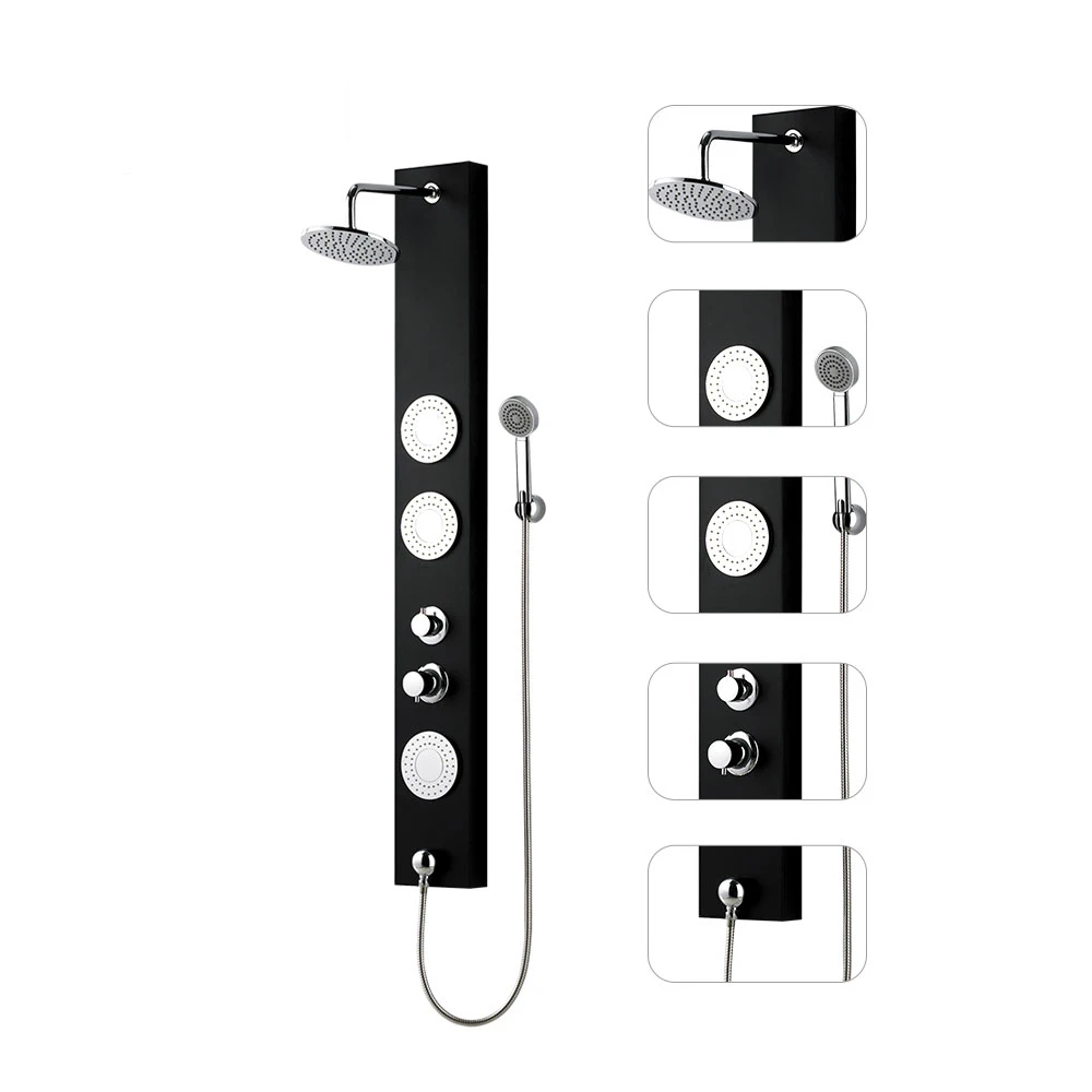 Customized Massage Electronic Shower Control Panel,Pvc European Shower