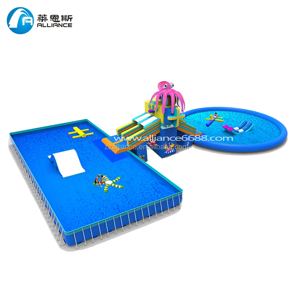 Large Commercial Grade Inflatable Water Slides Inflatable Water Slide