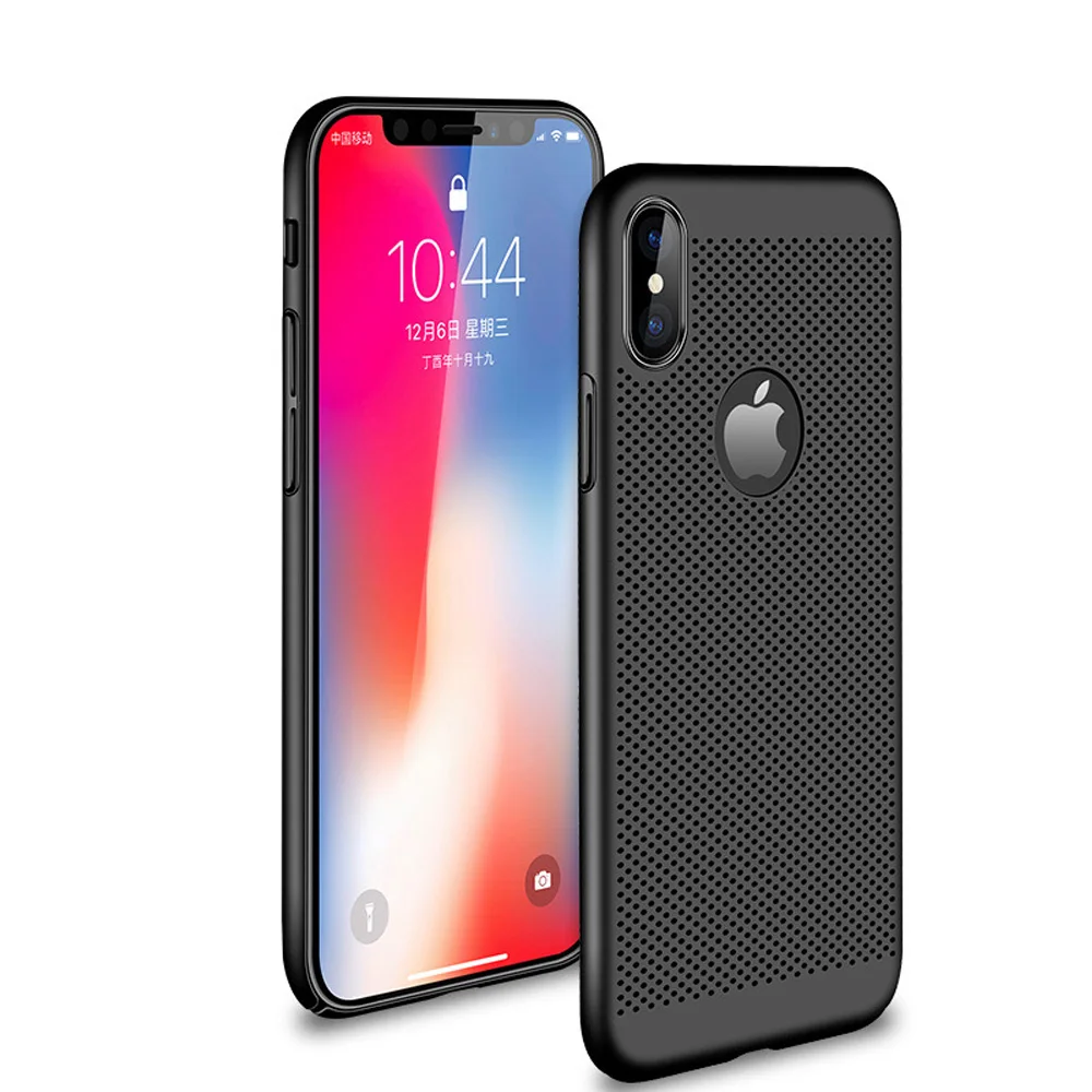 

Free Shipping OTAO Ultra Slim PC Phone Cover For iPhone XS MAX XR X 8 7 6 6S Plus Heat Dissipation Case Coque
