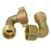 Green Valves Lead free brass China manufacturer High Quality Brass material Fittings Hose Elbow 45 Degree