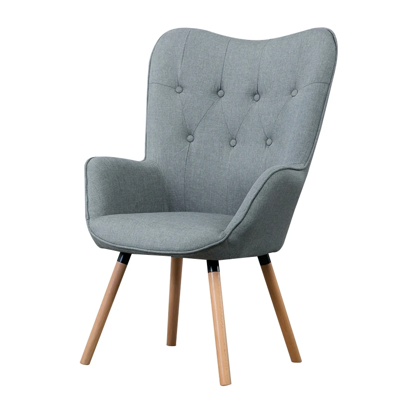 Nordic Wood Dining Room Coffee Chair Fabric Backrest Leisure Computer Chair Buy Wood Chair Leisure Chair Computer Chair Product On Alibaba Com