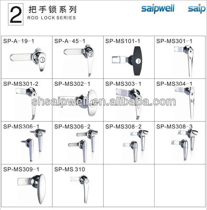 Saip/saipwell New Cheap Zinc Alloy Electric Panel Latch Lock Sp