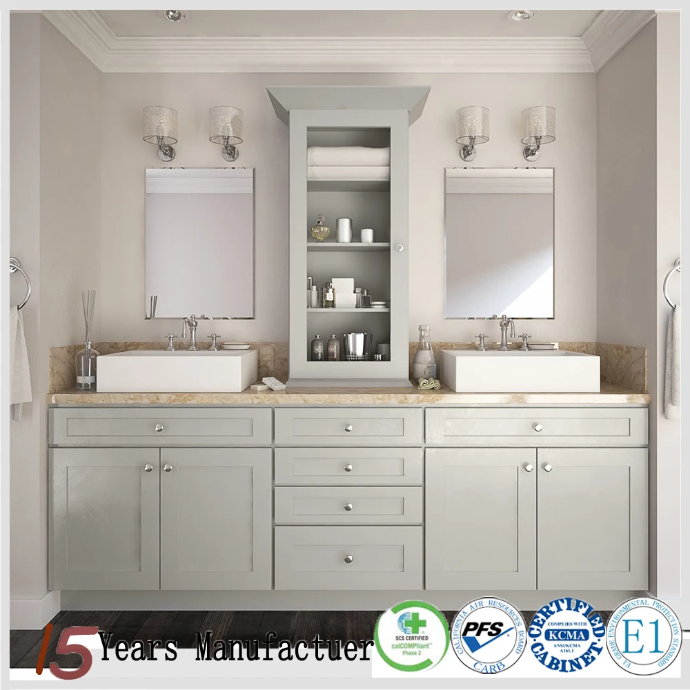 30 pulgadas básica tocador de baño gabinete con fregadero establece