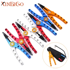 Deluxe Multifunctional Fishing Tackle Aluminum Fishing Pliers