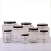 supplier hot sale180ml 280ml 380ml honey glass bottle ,costom hexagon jam glass jar
