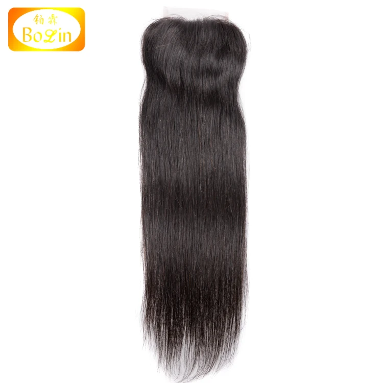 

High Quality Unprocessed 100% Indian Virgin Human Hair Top Lace Closure