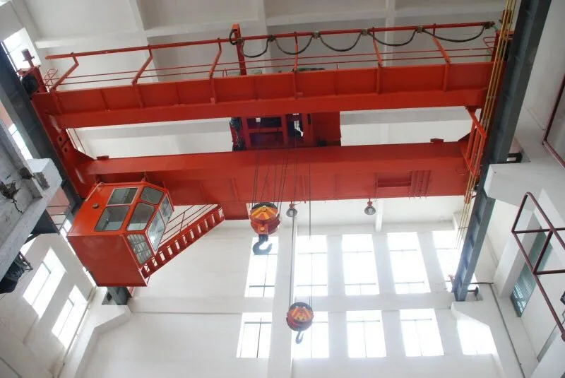 32 ton double beam workshop bridge crane used in factory