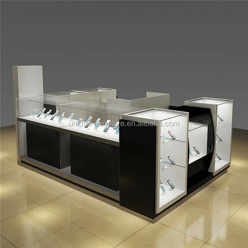 Professional Oppo Mobile Counter Cell Phone Display Kiosk Customize