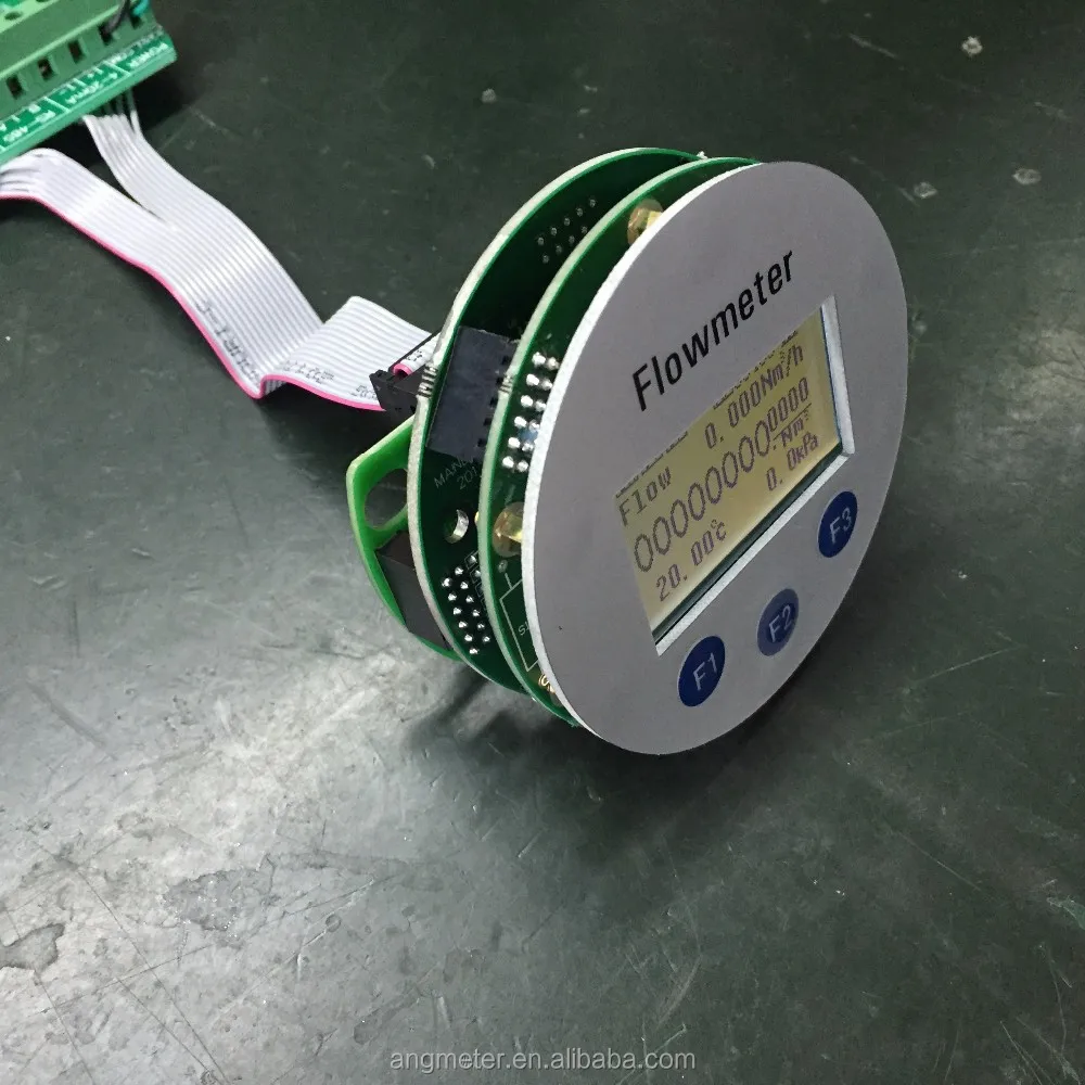 Rs485 Argon Flue Gas Mass Flow Meter Gas Turbine Flow Meter Converter