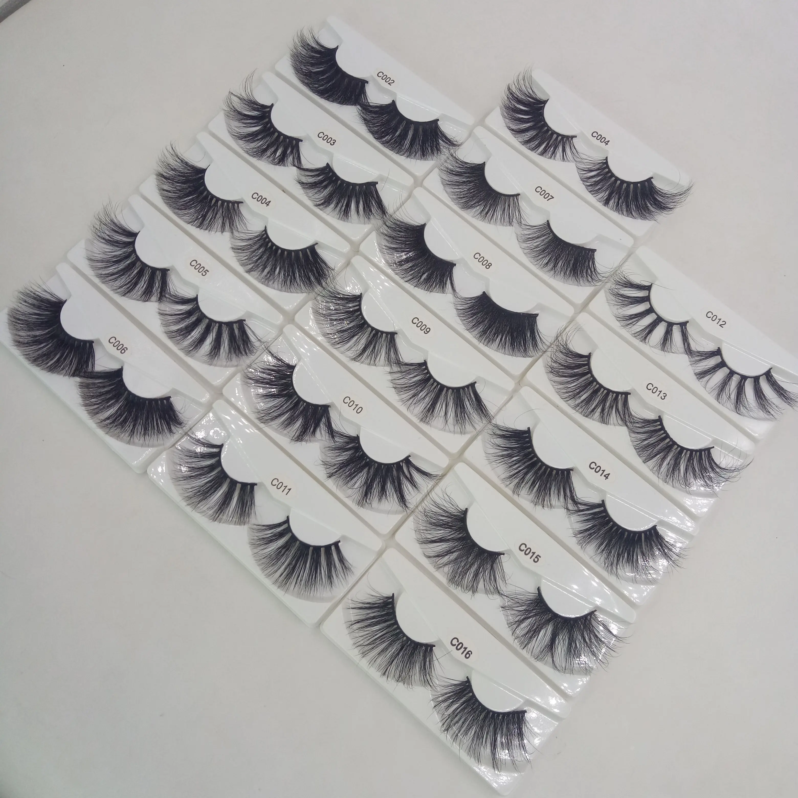 

Best quality 30mm/20mm/25mm 3d false mink eye lash strip adhesive, Natural black