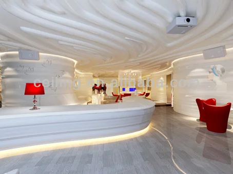 
Customize GRG(glassfiber reinforced gypsum) & arbitrarily mould GRG gypsum board made into 3d wall & dome panel 