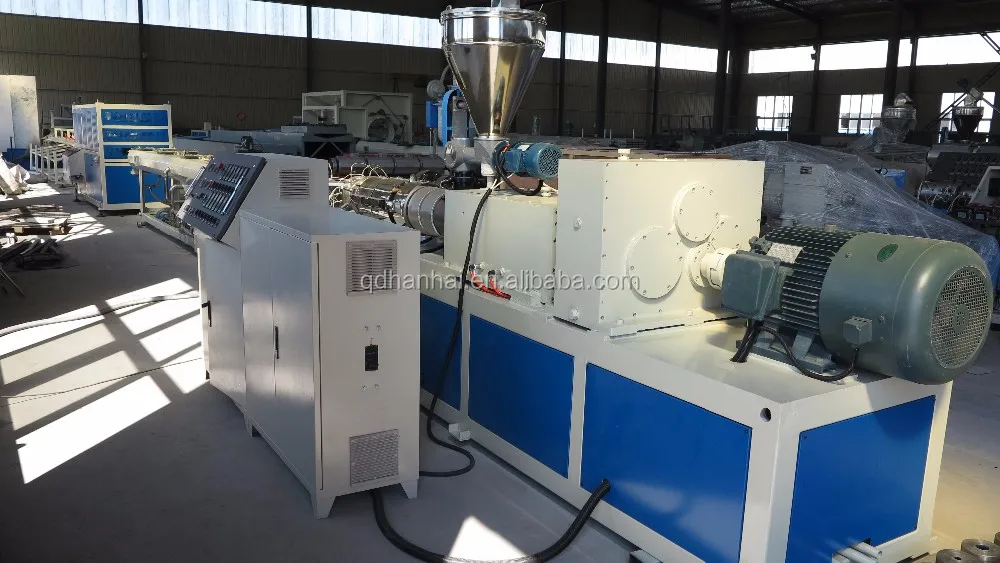 1110*110mm Pvc Square Pipe Making Machine With Good Price Production Line Twin Screw Plastic