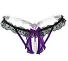 Women underwear sexy G-string panty with open crotch