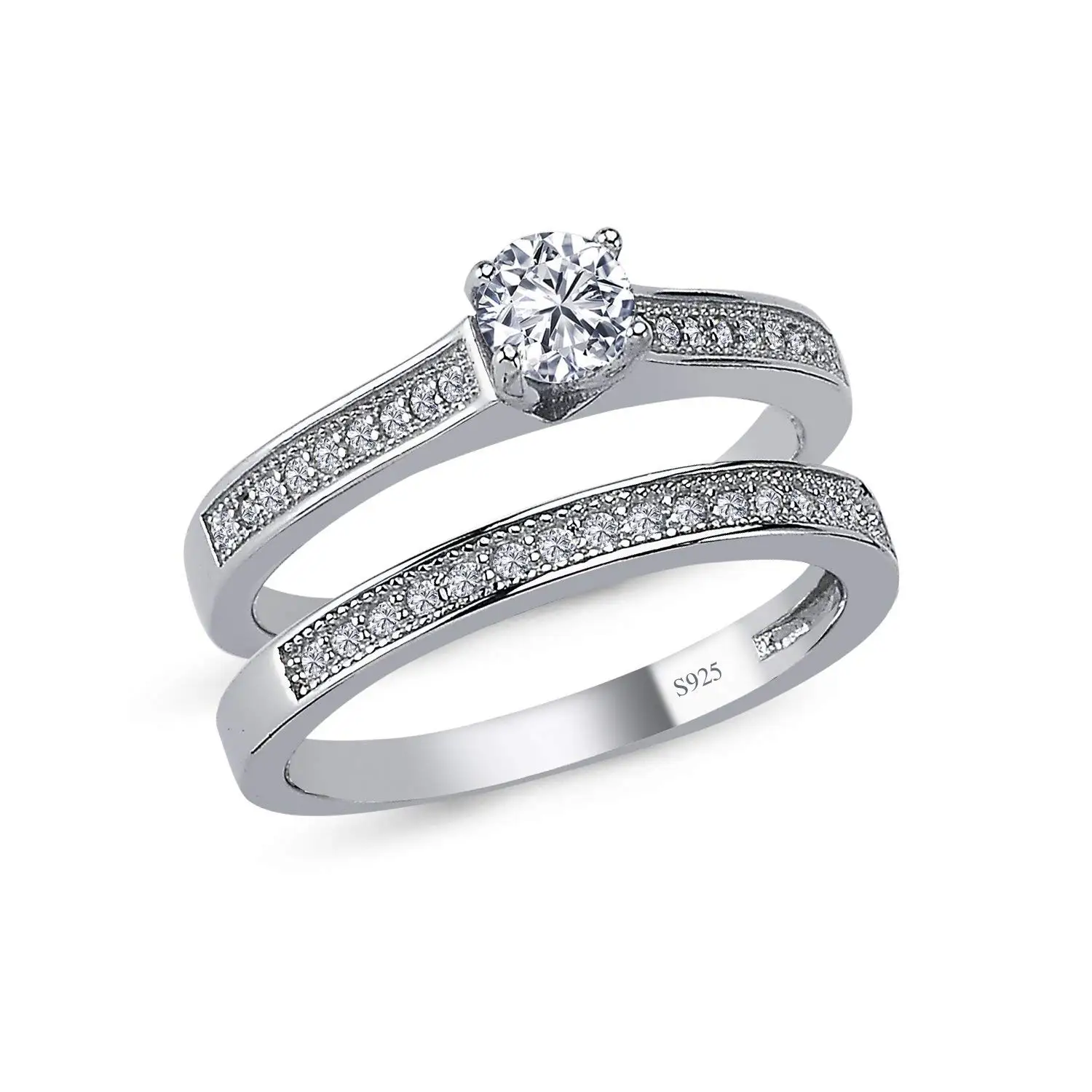 Cheap Cz Wedding Rings Sets Find Cz Wedding Rings Sets Deals On