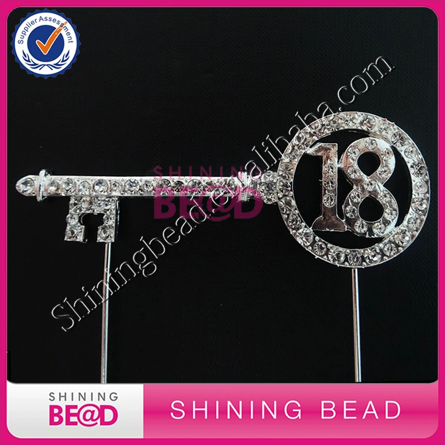 key 18 cake topper 3