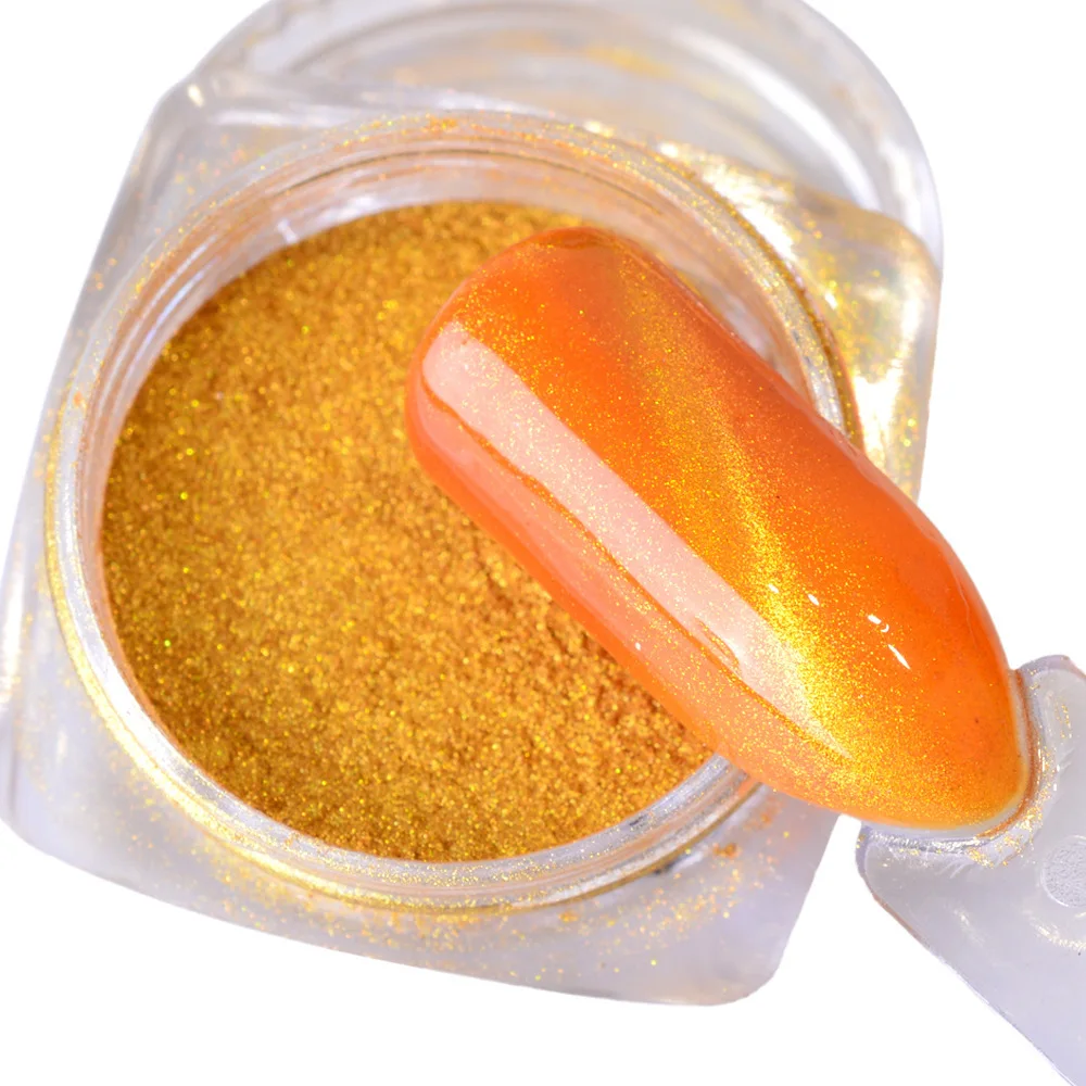 

Private label cat eye nail powder with no logo, 14 stock colors