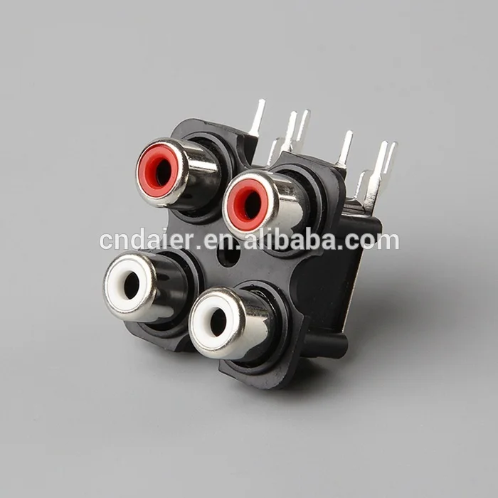 Hot sell rca waterproof connector/microphone jack to rca plug/RCA AV socket