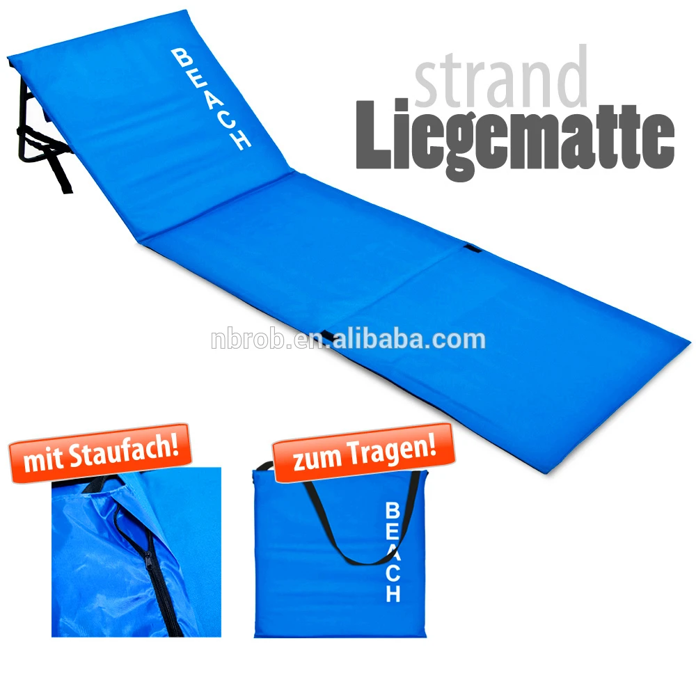 Colorful Outdoor Folding Beach Mat With Backrest Foldable Picnic Mat