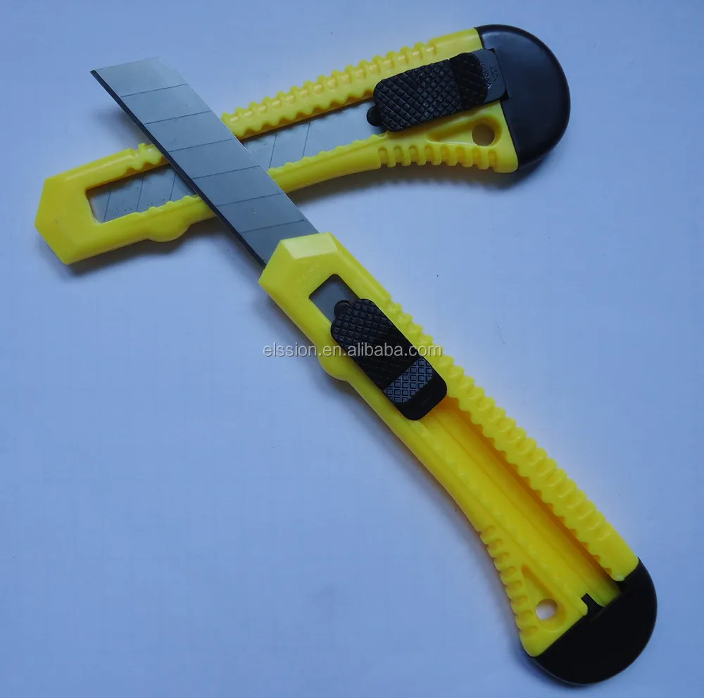18mm Cheap Plastic Grip Utility Knife Sliding Knife Cutter Knife Buy