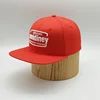 Custom Red Snapback Caps,6 Panel Wholesale Snapback,3D Embroidery Customize Logo Snapback Hats