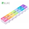 wholesale portable weekly smart plastic medicine pill box 7 days with timer