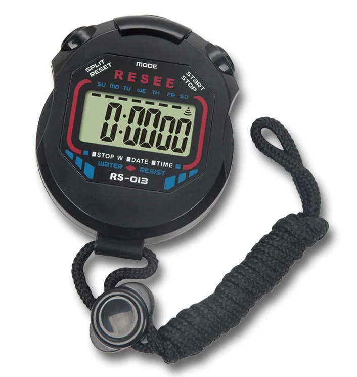 Hot Products Rs018 Sport 100 Lap Memory Professional Stopwatch With Cheap Price Lcd Digital