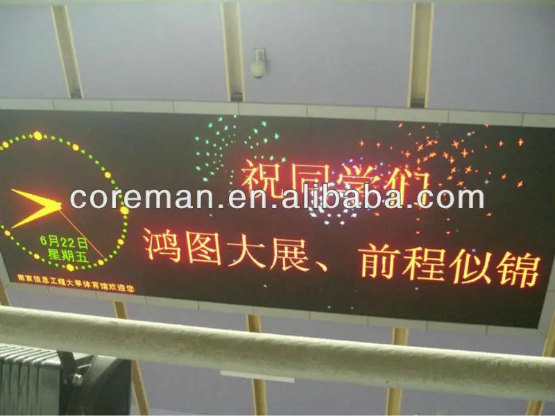 Electronic Led Message Board Indoor P4 P4.75 Dot Matrix/ Information
